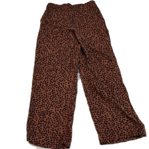 Old Navy Brown and Black Animal Print Pants
